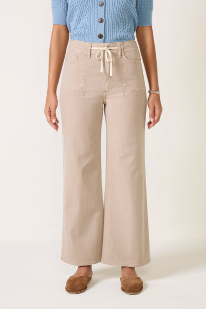 Ari w/ Waistband Tie Wide Leg Pant