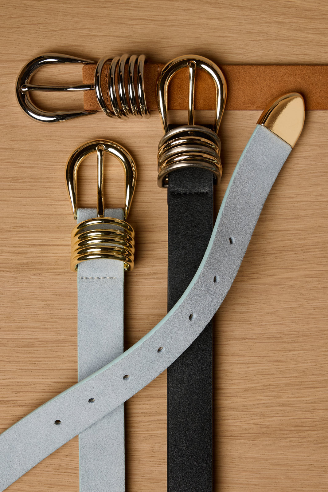 Celine Leather Multi Loop Belt
