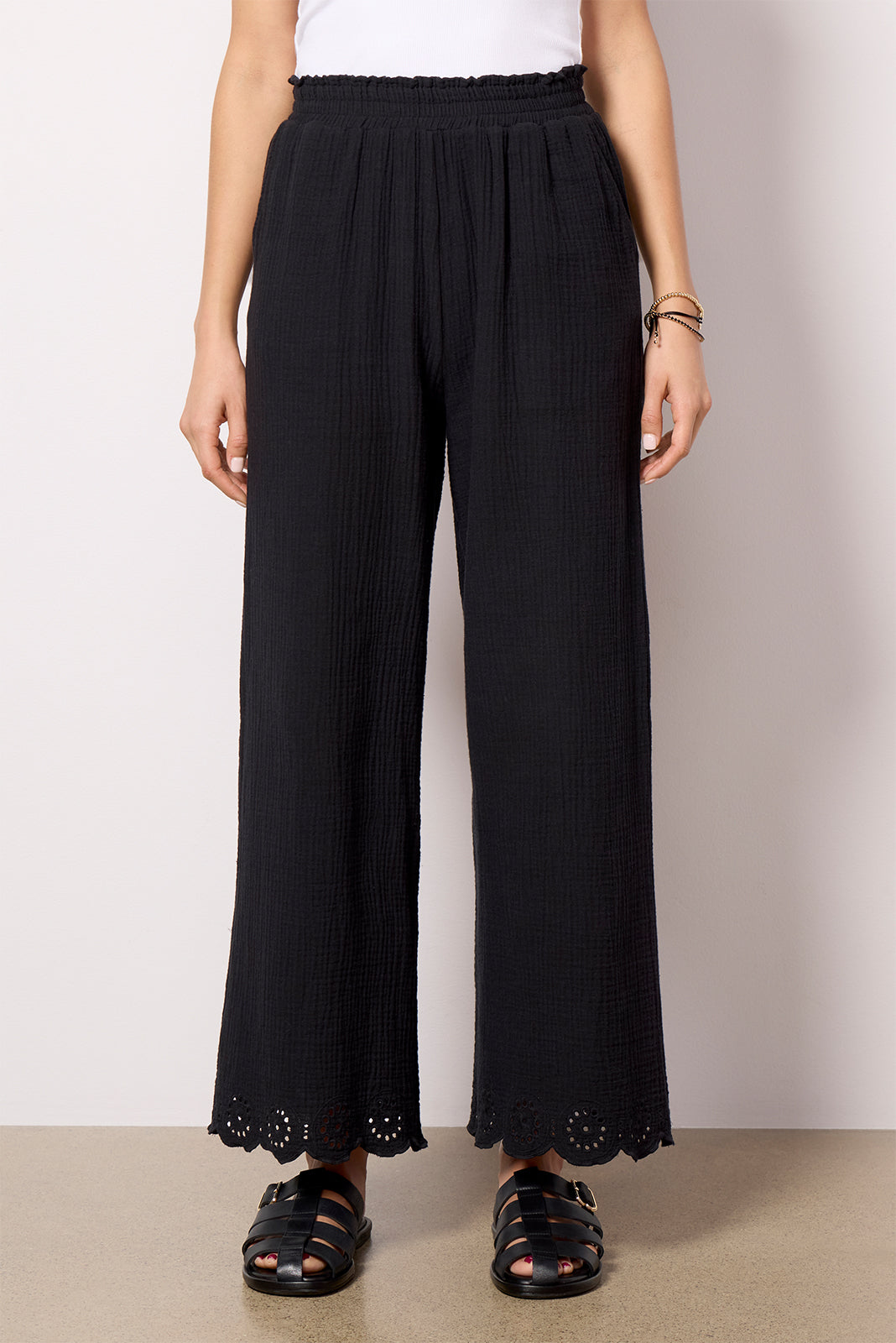 Eden Gauze Eyelet Pant