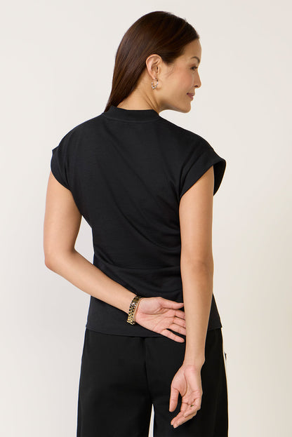 Andrea Side Shirred Top