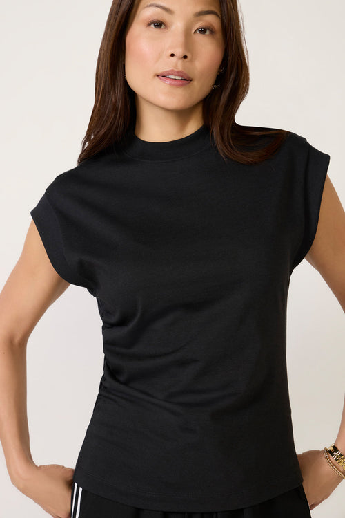 Andrea Side Shirred Top