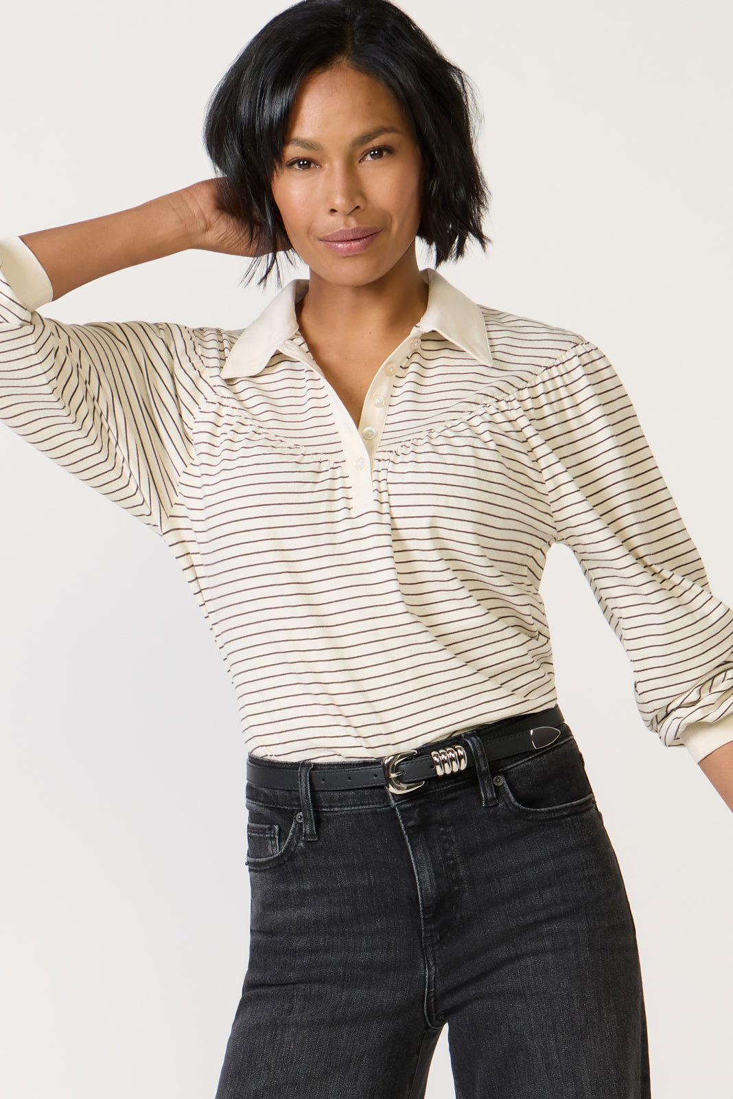 Cecilia Collared Top