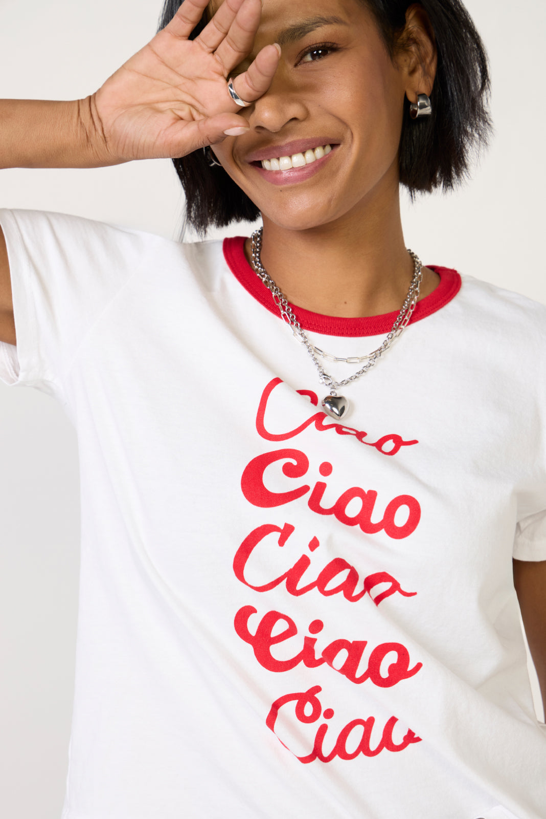 Ciao Ciao Ringer Tee