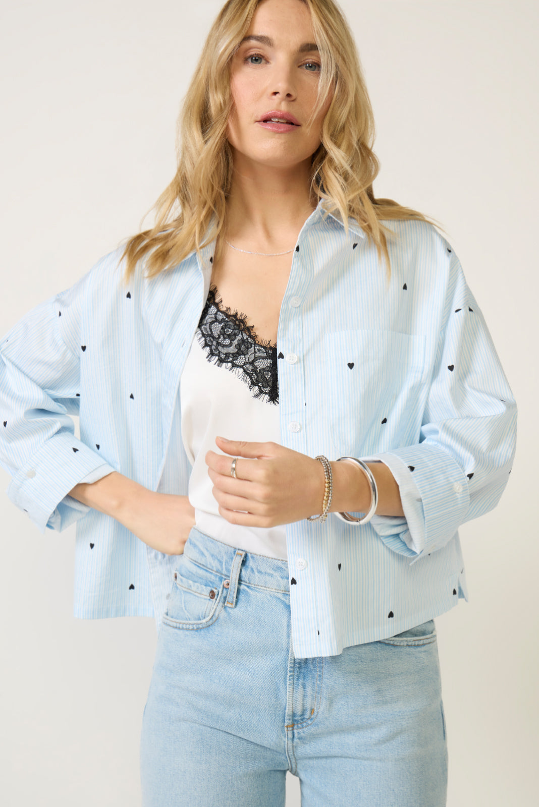 Aiden Crop Shirt