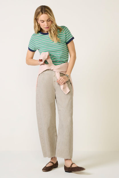 Hattie Barrel Cropped Jean