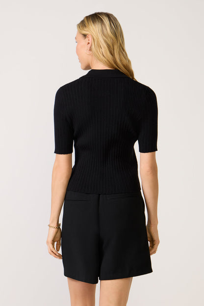 Giselle Textured Polo