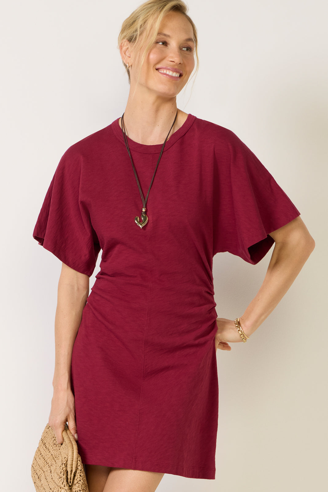 Cam Ruched Mini Dress