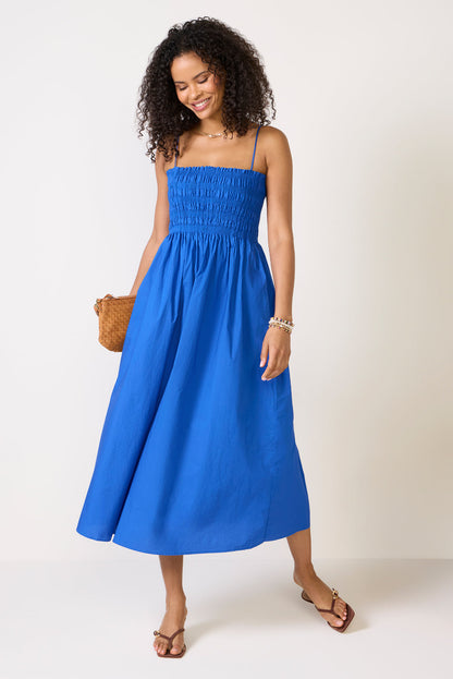 Cornelia Poplin Midi Dress
