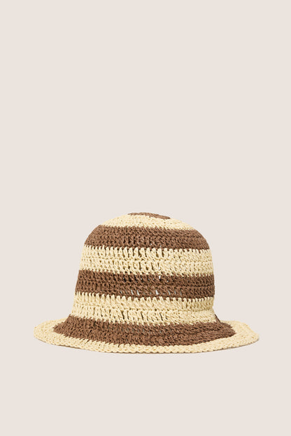 Gigi Striped Bucket Hat