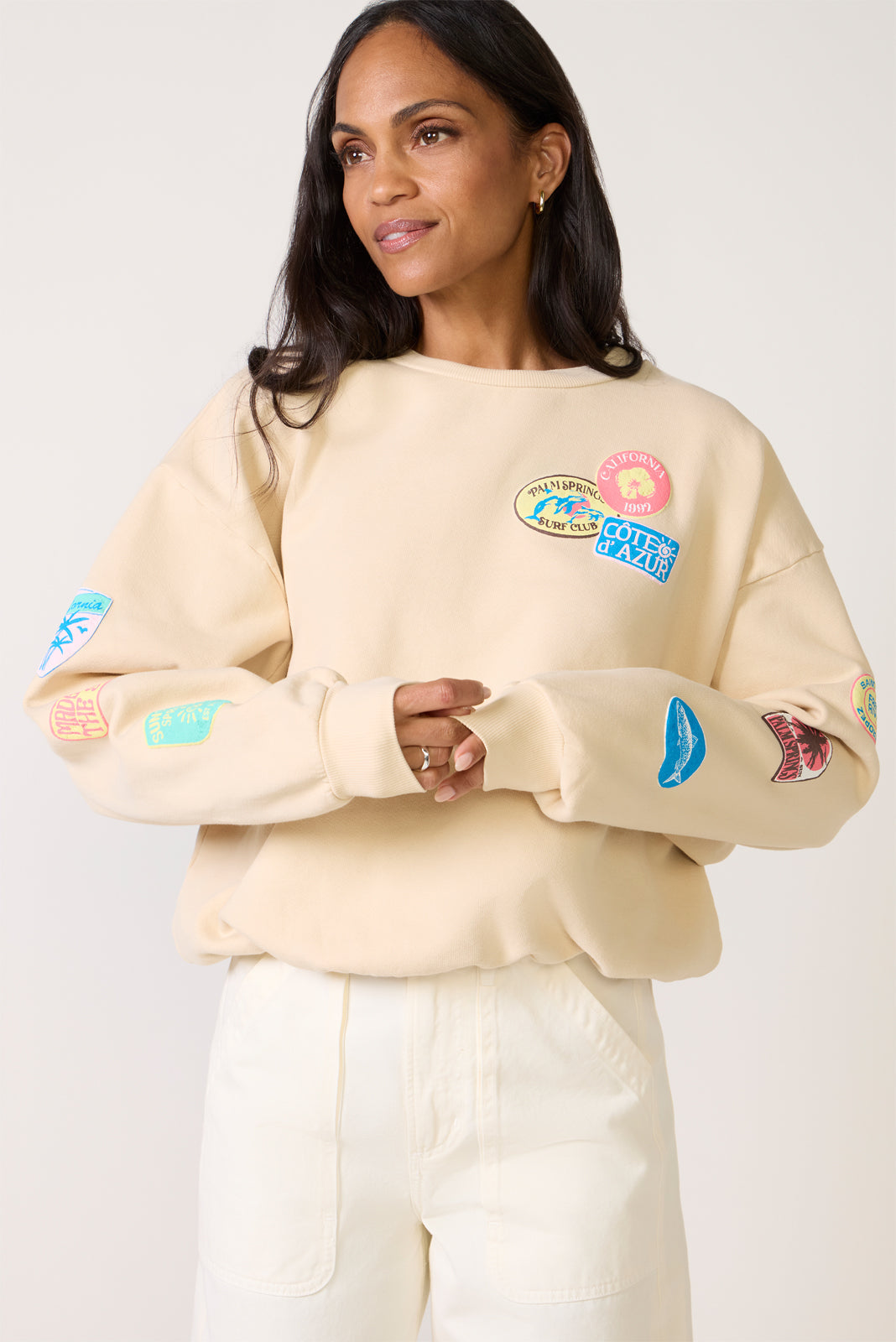 Destination Patches Oversized Crew