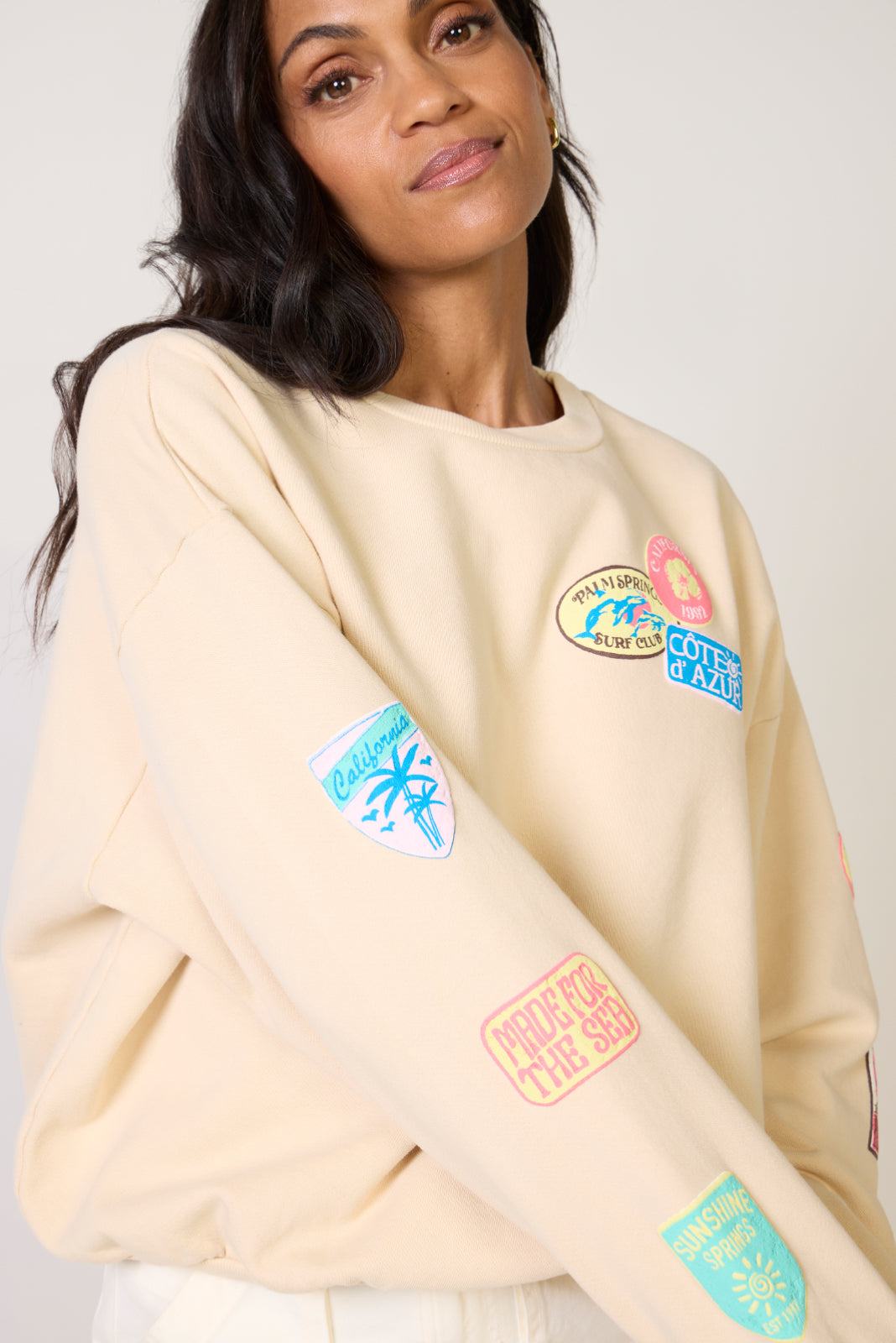 Destination Patches Oversized Crew