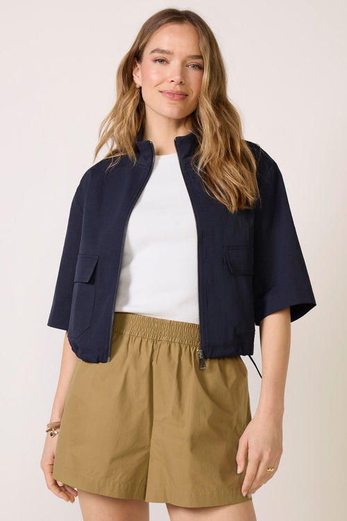 Collins Short Sleeve Bomber