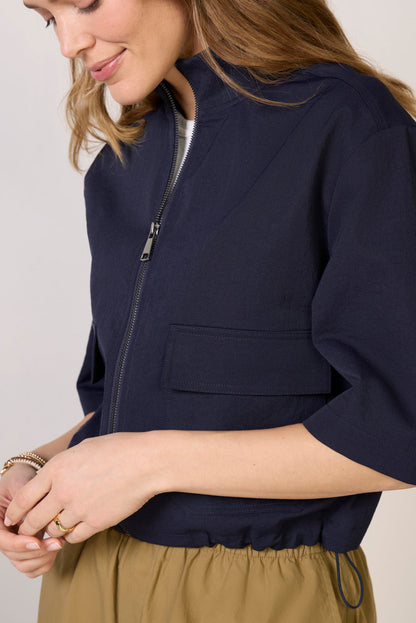 Collins Short Sleeve Bomber