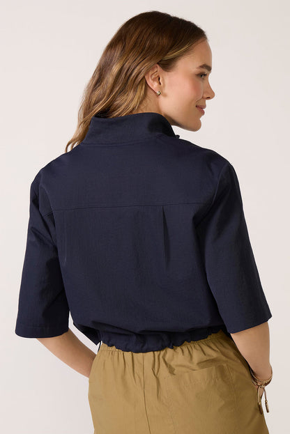 Collins Short Sleeve Bomber