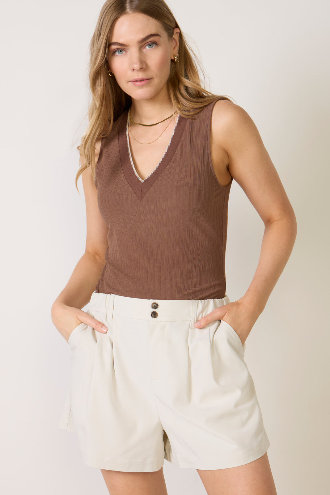 Corby V Neck Tank
