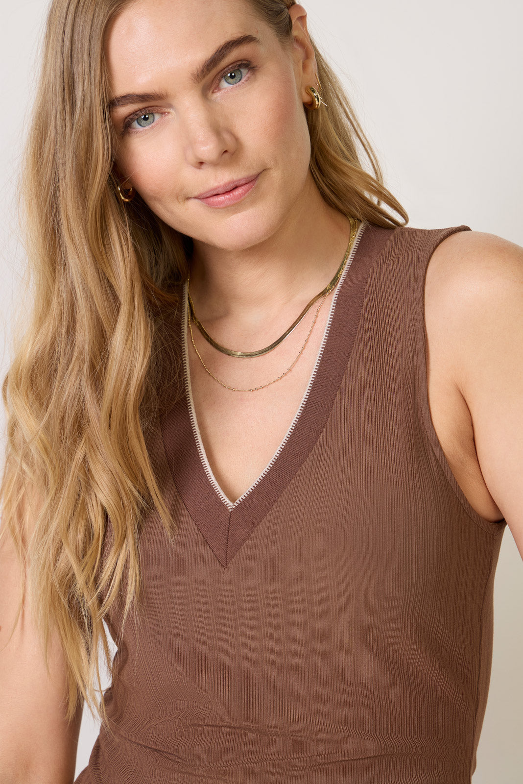 Corby V Neck Tank