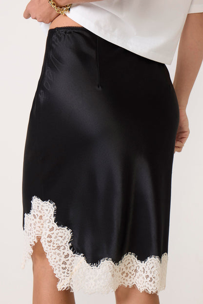 Effortless Lace Slip Skirt