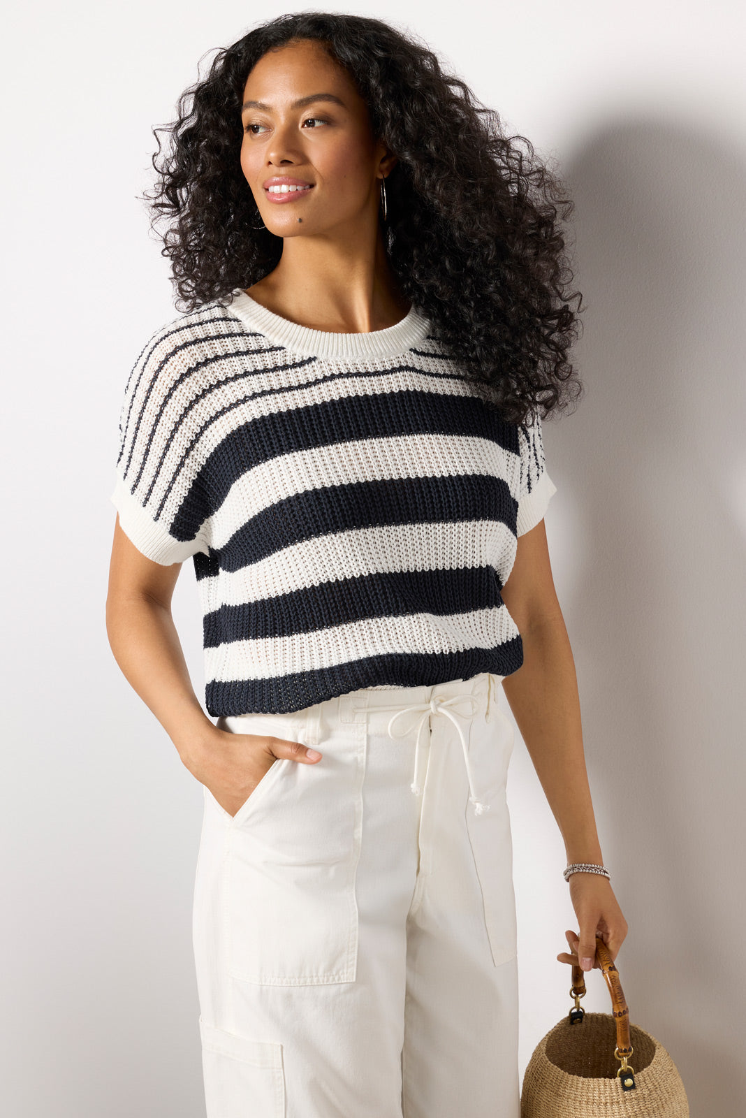 Ivy Open Weave Tee