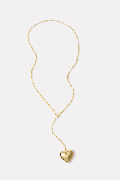 Carina Heart Drop Necklace