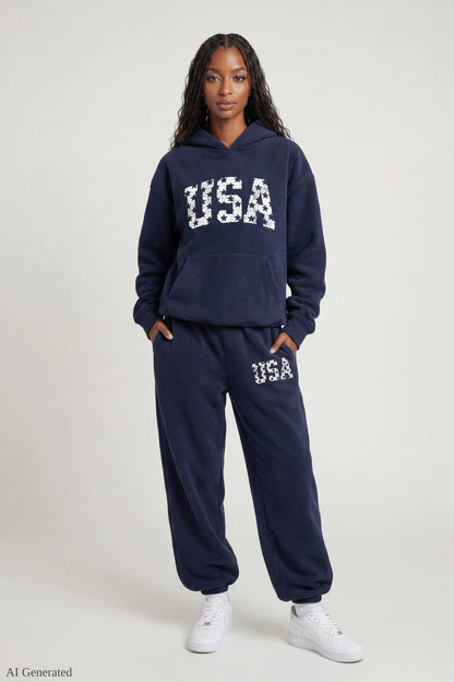 Fleece Graphic Jogger