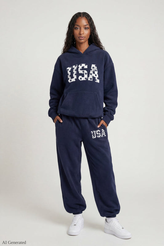 Fleece Graphic Jogger