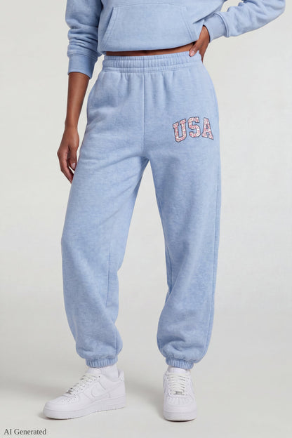 Fleece Graphic Jogger