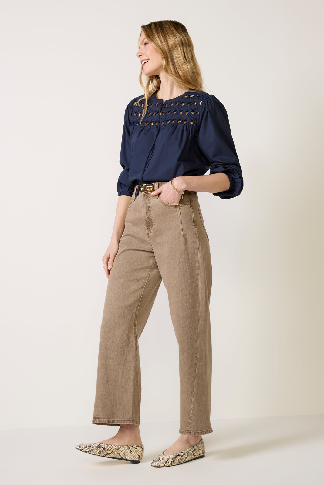 Daisey Cutwork Blouse