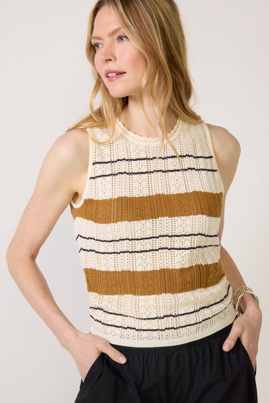 Dayton High Neck Sweater Tank