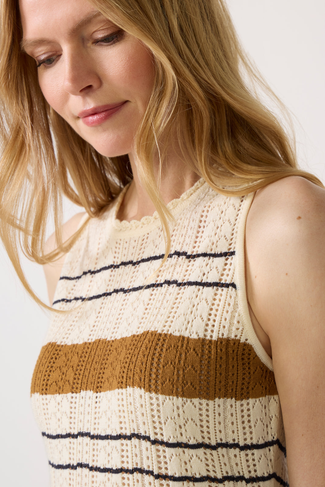 Dayton High Neck Sweater Tank