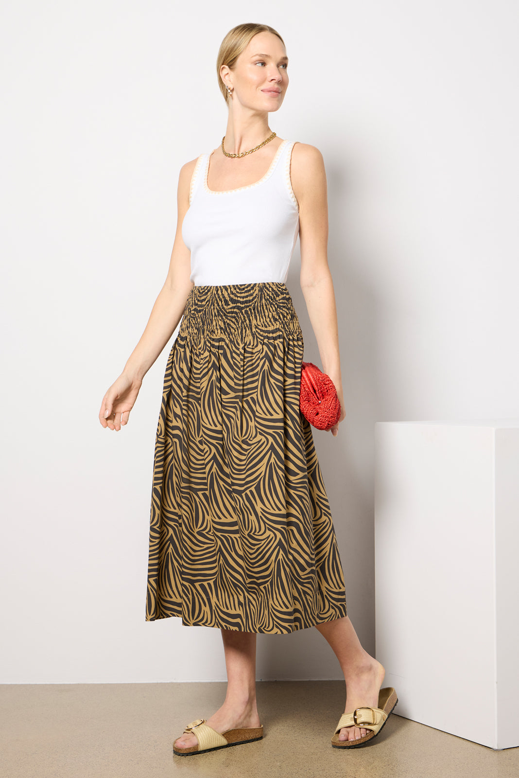 Alessa Printed Skirt