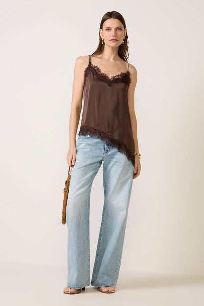 Dawn Asymmetrical Lace Cami