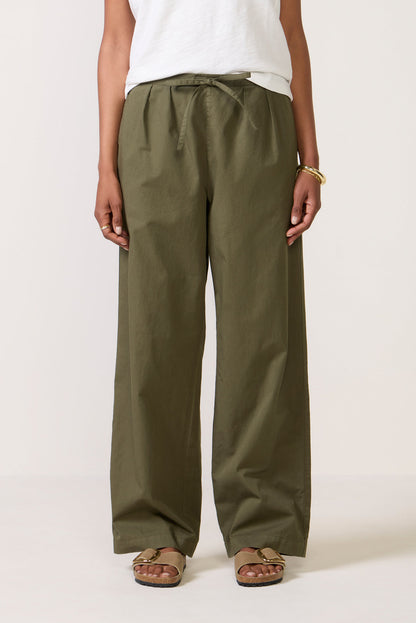 Anna Summer Twill Wide Leg Pant