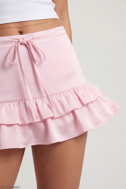Ruffle Mini Skirt