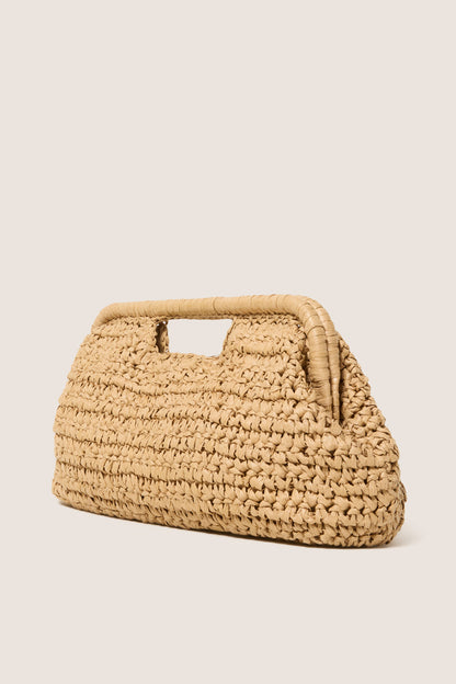 Beckett Raffia Clutch
