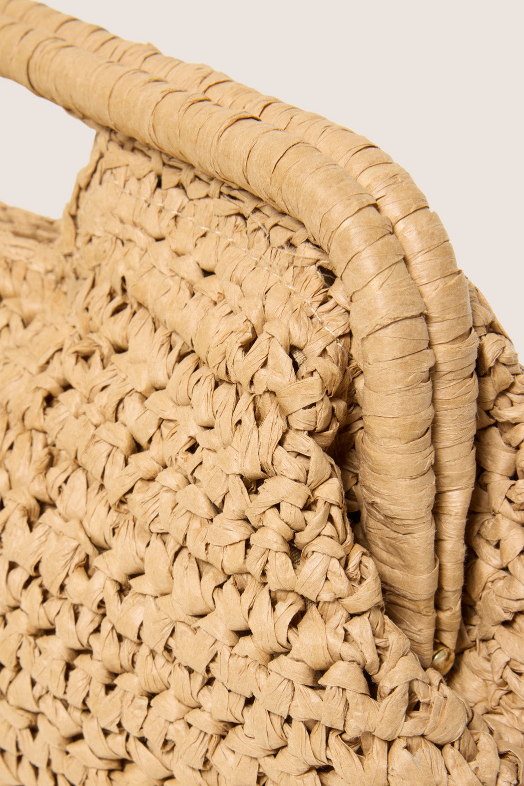 Beckett Raffia Clutch
