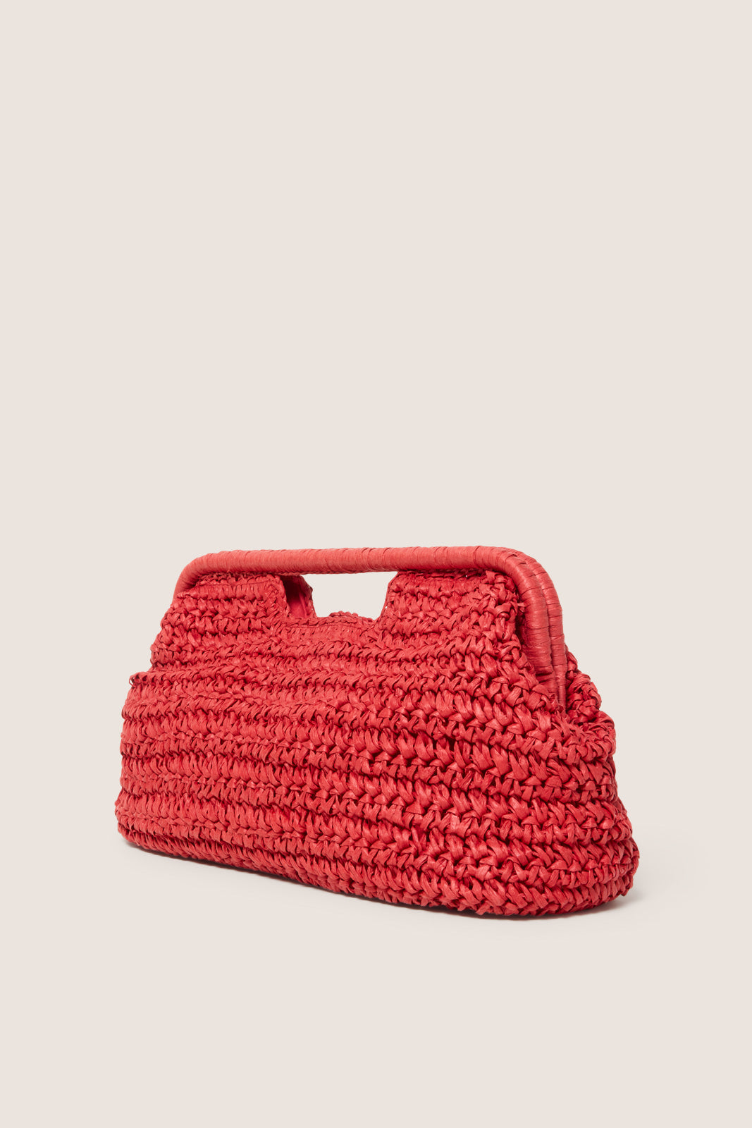 Beckett Raffia Clutch