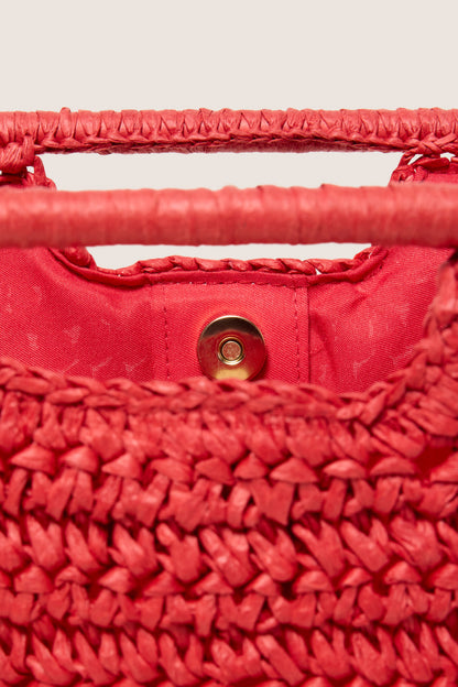 Beckett Raffia Clutch