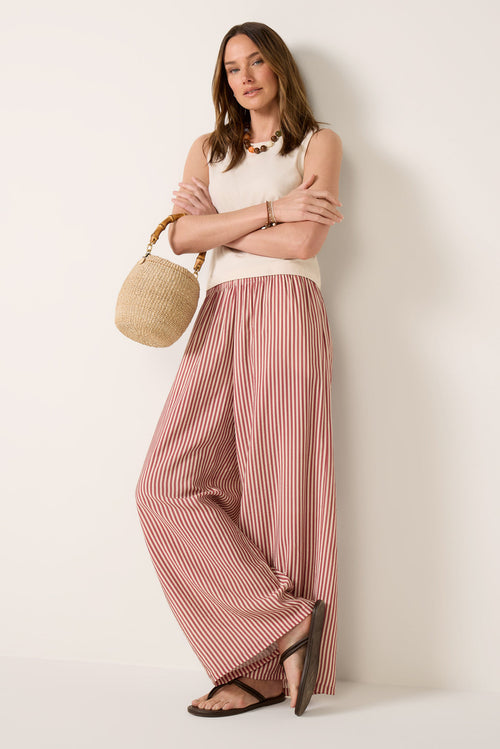 Anya Stripe Pull On Pant
