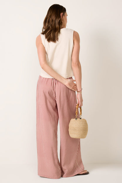 Anya Stripe Pull On Pant