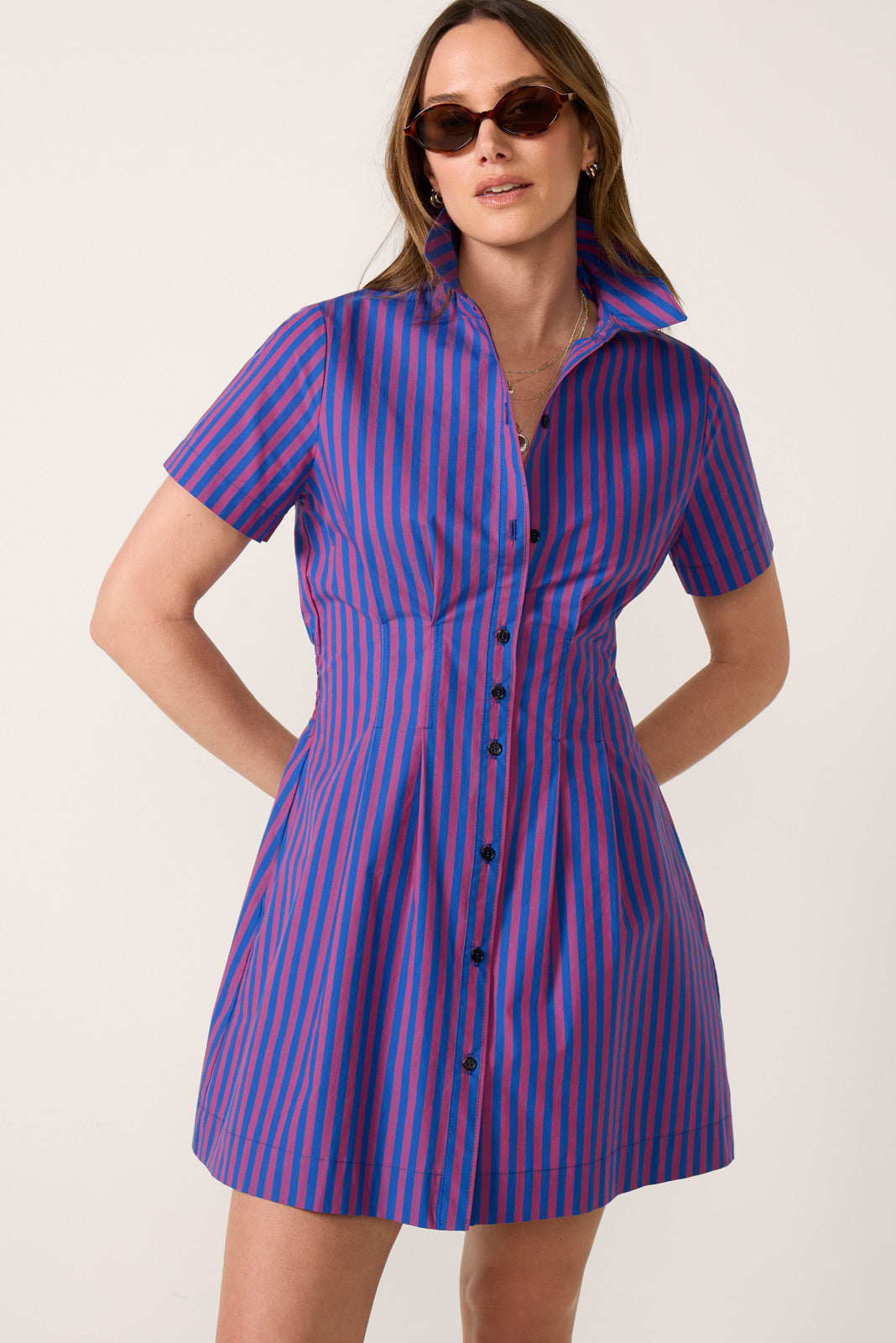 Delaney Mini Shirt Dress