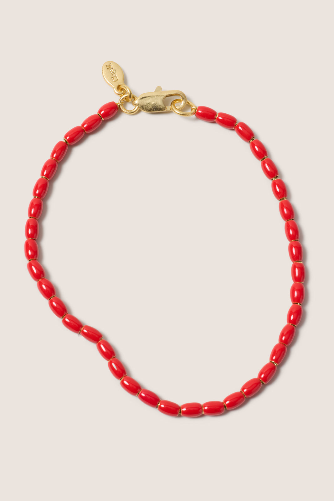 Enamel Barrel Chain Bracelet