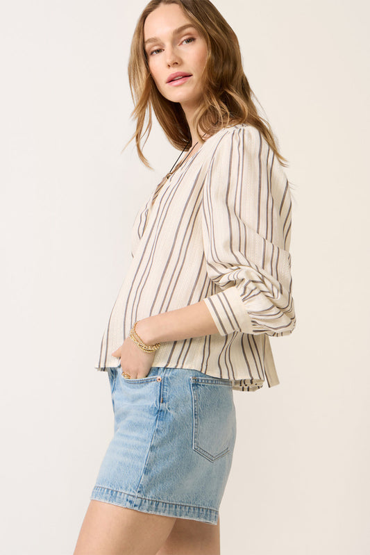 Bailey Button Stripe Blouse