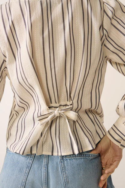 Bailey Button Stripe Blouse