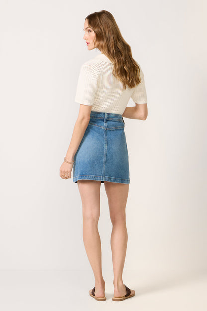 Denim Patch Pocket Mini