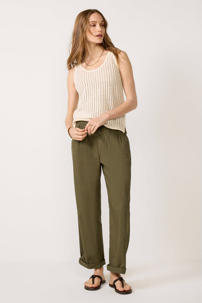 Ainsley Crochet Mesh Tank