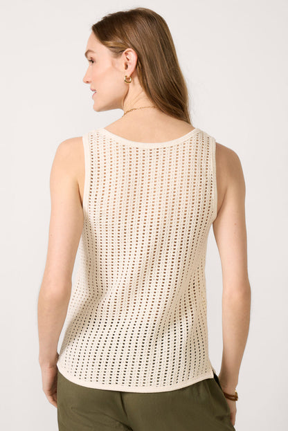 Ainsley Crochet Mesh Tank