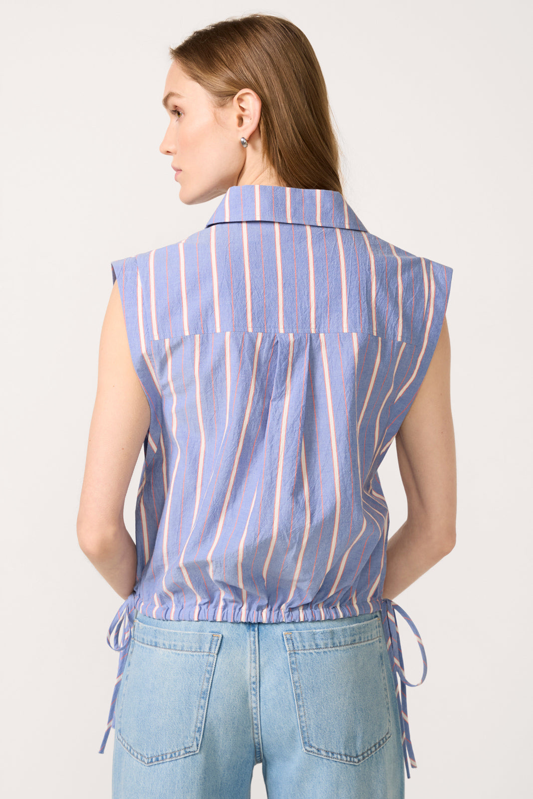 Gwen Side Tie Popover Top