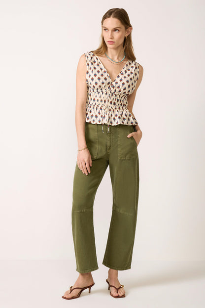 Jade Tie Front Tank