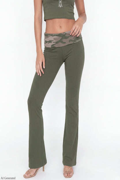 Graphic Baby Tee & Flare Legging Set