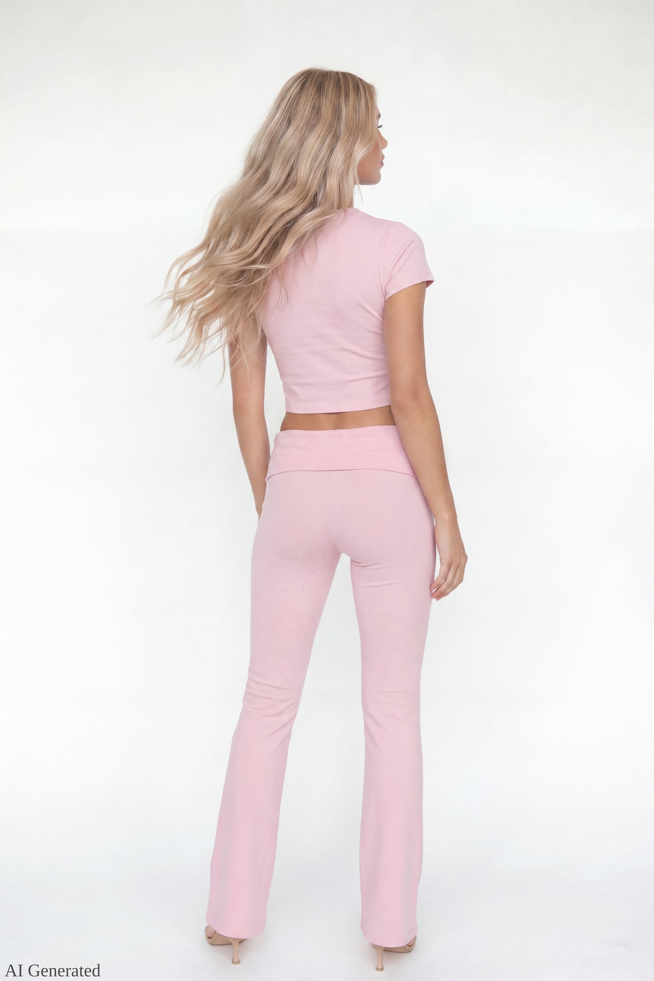 Graphic Baby Tee & Flare Legging Set